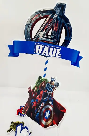Topo de Bolo Os Vingadores