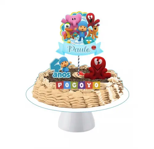 Topo de Bolo Pocoyo