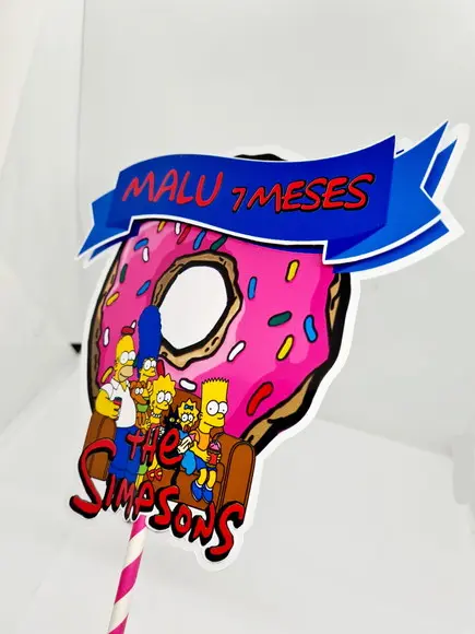 Topo de Bolo Simpsons