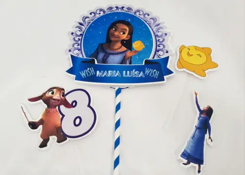 Topo de Bolo Wish o Poder dos Desejos