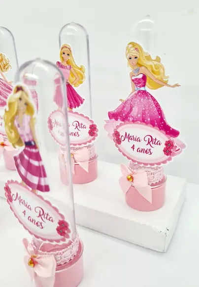 Tubetes Barbie Rosa