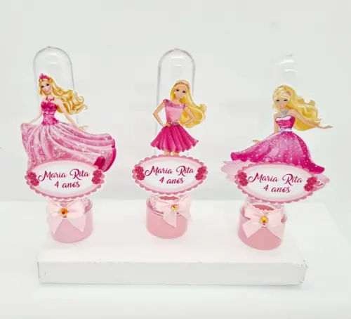 Tubetes Barbie Rosa