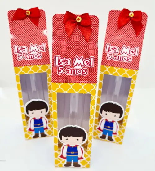 Tubetes Branca de Neve Cute