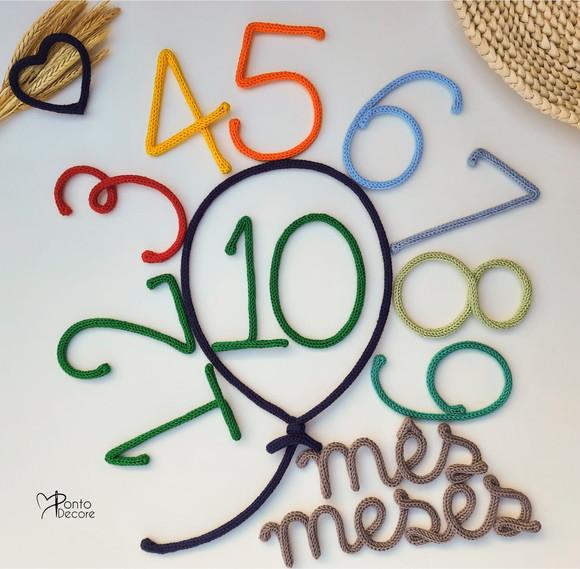 Kit Mesversário Completo em Tricotin