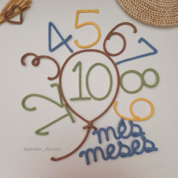 Kit Mesversário Completo em Tricotin