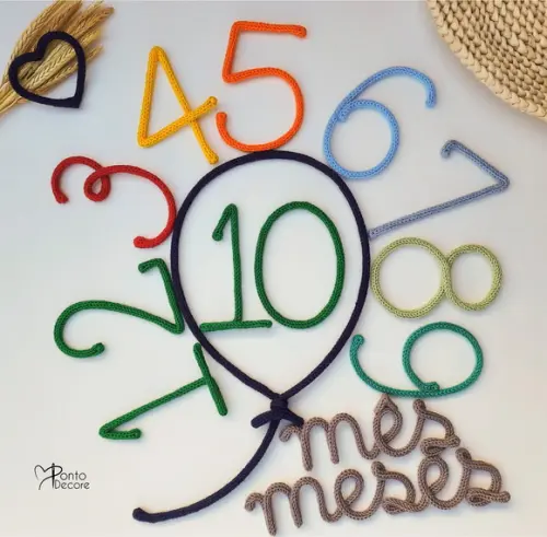 Kit Mesversário Completo em Tricotin