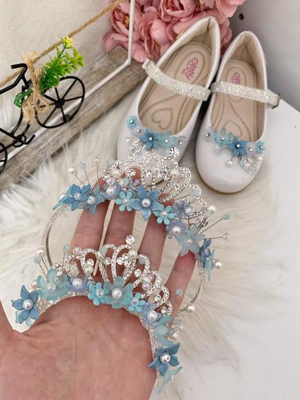 Kit Mãe E Filha, 2 Tiaras + Sapato