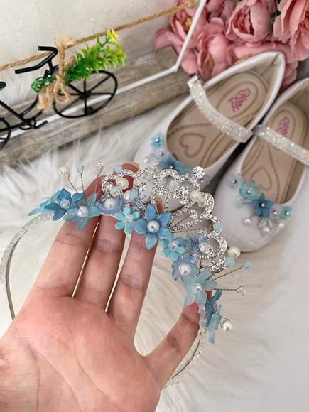 Kit Mãe E Filha, 2 Tiaras + Sapato