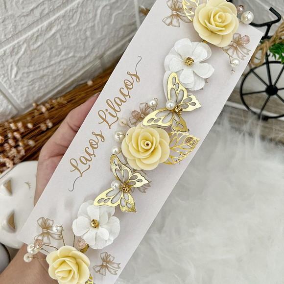 Kit Tiara e Sapato Personalizado