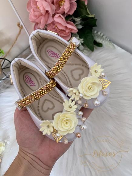 Kit Tiara e Sapato Personalizado