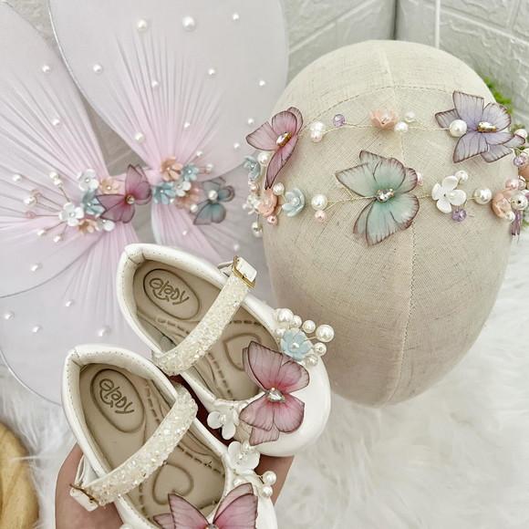 Kit Tiara, Asa e Sapato Jardim Encantado