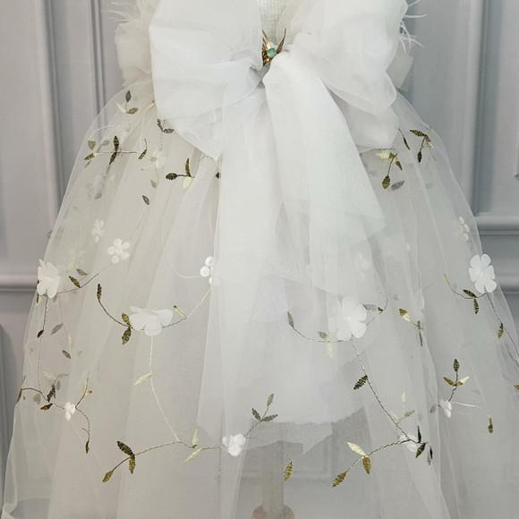 Kit Tiara, Vestido e Sapato Jardim Encantado