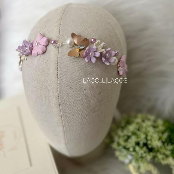 Tiara Delicada Lilás
