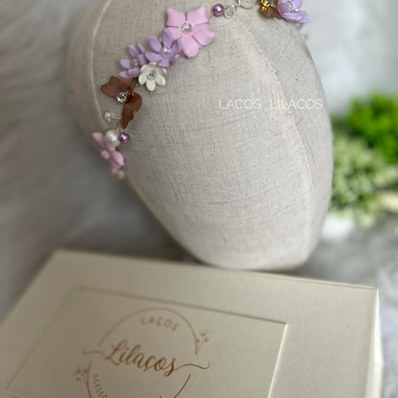 Tiara Delicada Lilás