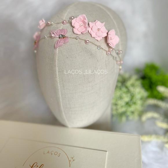 Tiara Delicada Rosa