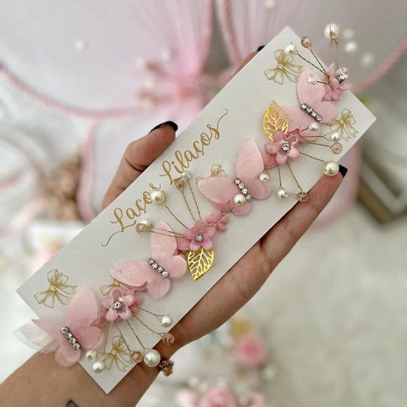 Tiara Luxo Flores Infantil