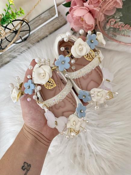 Tiara Luxo Flores Infantil