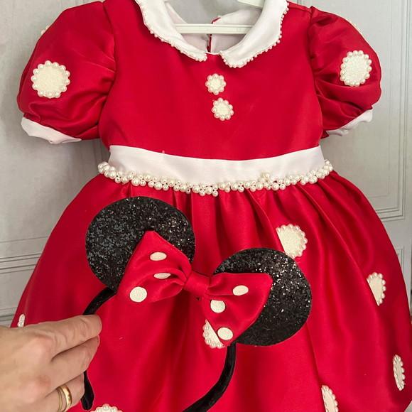 Tiara Minnie e Vestido