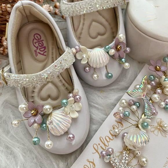 Tiara Sereia + Sapato Personalizado
