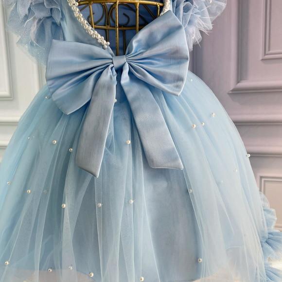 Vestido Baby Shark, Fundo Mar, Sereia