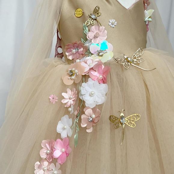 Vestido Jardim Encantado com Asa