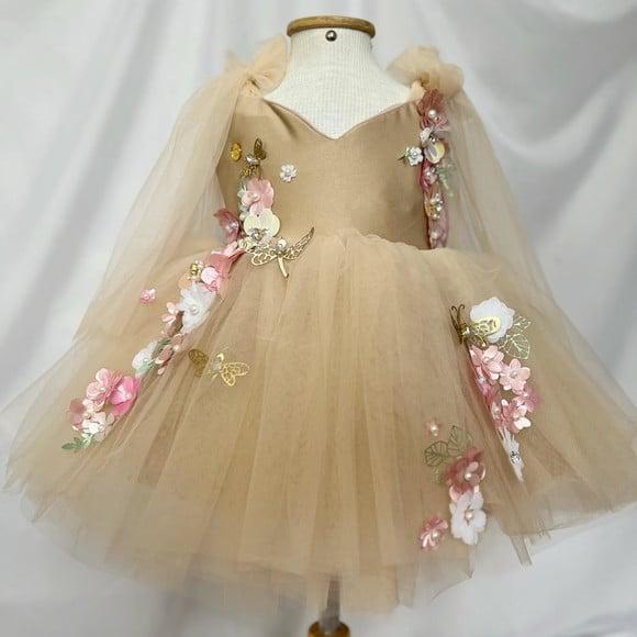 Vestido Jardim Encantado com Asa