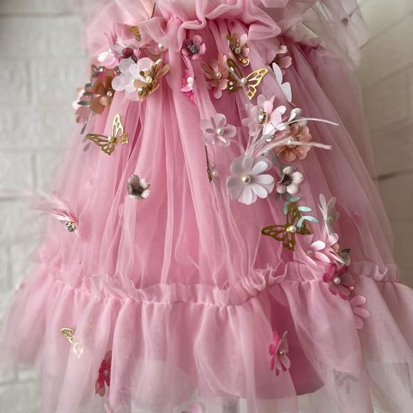 Vestido Jardim Encantado das Borboletas