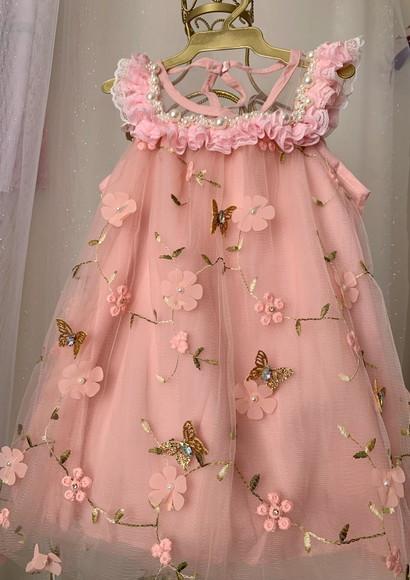 Vestido Jardim Encantado Das Borboletas