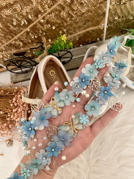 Kit Tiara e Sapato Personalizado