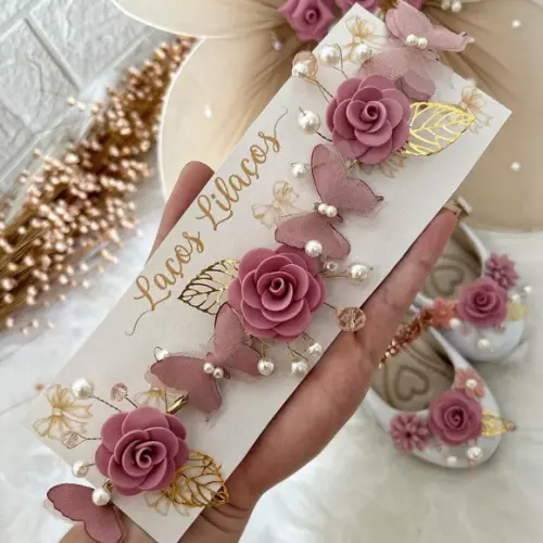 Kit Tiara, Asa e Sapato Jardim Encantado