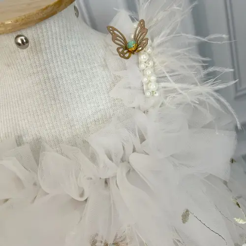 Kit Tiara, Vestido e Sapato Jardim Encantado