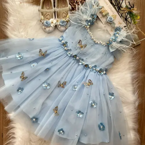 Kit Vestido, Sapato e Tiara