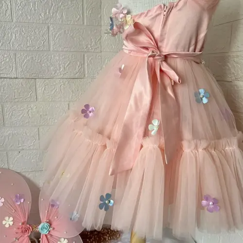 Kit Vestido, Sapato, Tiara, Asa