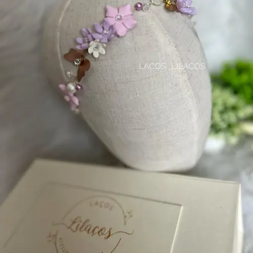 Tiara Delicada Lilás