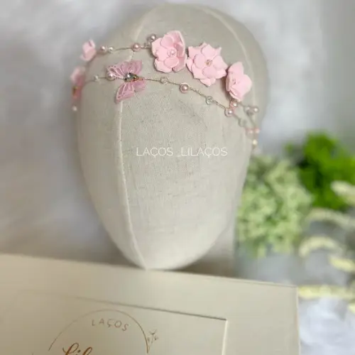Tiara Delicada Rosa