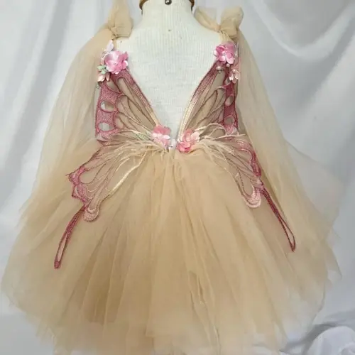 Vestido Jardim Encantado com Asa