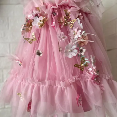 Vestido Jardim Encantado das Borboletas
