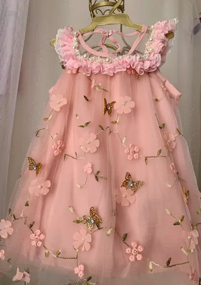 Vestido Jardim Encantado Das Borboletas