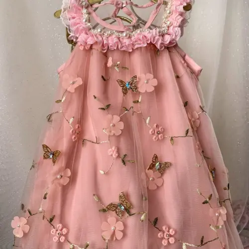 Vestido Jardim Encantado Das Borboletas