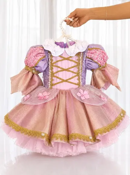 Vestido Princesa Rapunzel Encanto