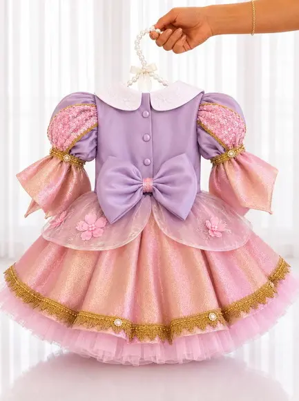 Vestido Princesa Rapunzel Encanto