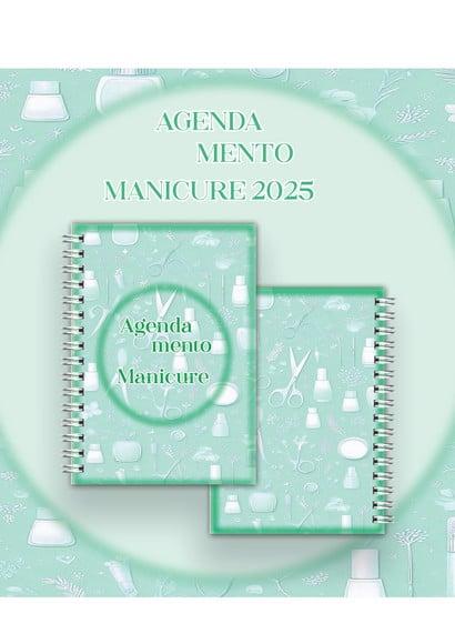 Agenda Agendamento Manicure - Verde