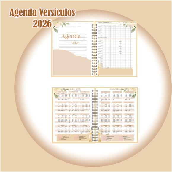 Arquivo Digital ? Agenda de Versículos 2026 Amarela Floral