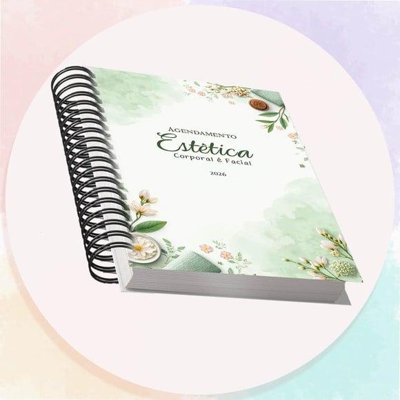 Arquivo Digital Agenda Estética Corpo e Facial 2026 Verde