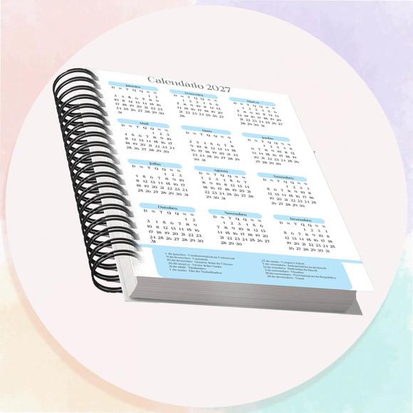 Arquivo Digital Agendamento Personal Trainer 2026 Azul