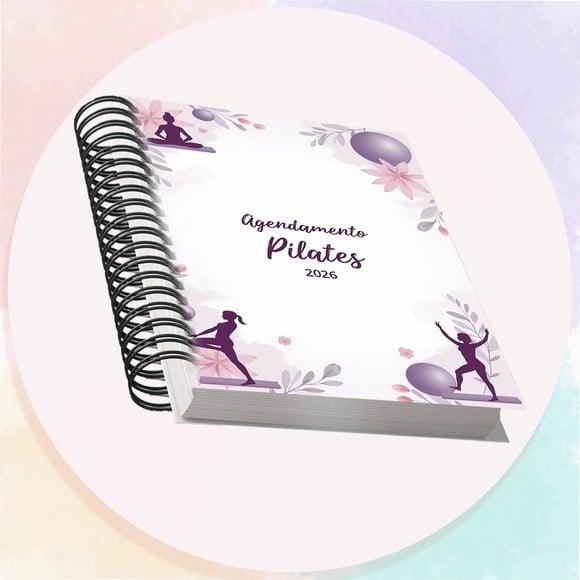 Arquivo Digital Agendamento Pilates 2026 Lilás