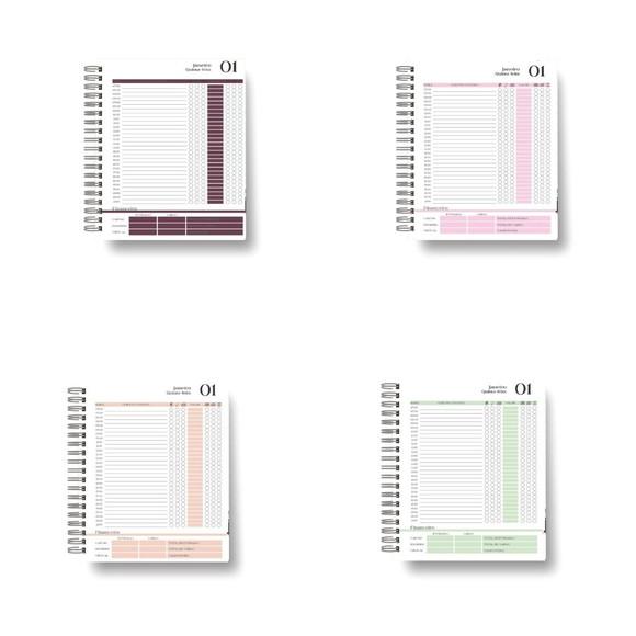 Arquivo Digital Combo Agendamento Manicure 2026 8 Cores