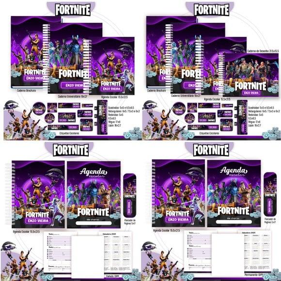 Arquivo Digital Combo Escolar 2025 - Fortnite