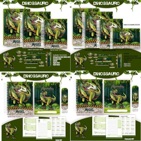 Arquivo Digital Combo Escolar 2025 - Dinossauro
