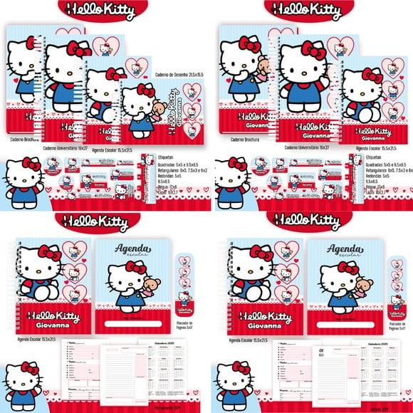 Arquivo Digital Combo Escolar 2025 - Hello Kitty